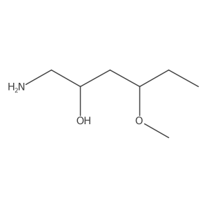 1-Amino-4-methoxyhexan-2-ol Structure