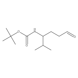 tert-butyl N-(2-methyl-6-oxohexan-3-yl)carbamate结构式