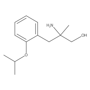 2-Amino-2-methyl-3-[2-(propan-2-yloxy)phenyl]propan-1-ol Structure