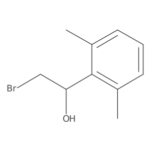 2-Bromo-1-(2,6-dimethylphenyl)ethan-1-ol Structure