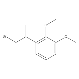1-(1-Bromopropan-2-yl)-2,3-dimethoxybenzene Structure