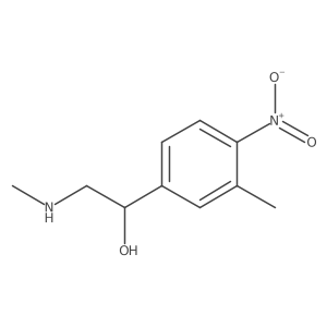 1-(3-Methyl-4-nitrophenyl)-2-(methylamino)ethan-1-ol Structure