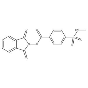 1,3-dioxo-2,3-dihydro-1H-isoindol-2-yl 4-(methylsulfamoyl)benzoate Structure
