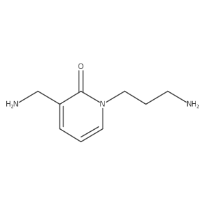 3-(Aminomethyl)-1-(3-aminopropyl)-1,2-dihydropyridin-2-one结构式