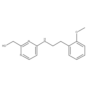 (4-{[2-(2-Methoxyphenyl)ethyl]amino}pyrimidin-2-yl)methanol Structure