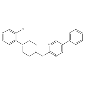 2-{[1-(3-Chloropyridin-4-yl)piperidin-4-yl]oxy}-5-(pyridin-4-yl)pyrimidine Structure