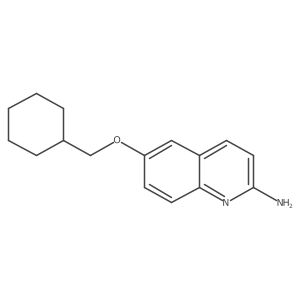 6-(Cyclohexylmethoxy)quinolin-2-amine Structure