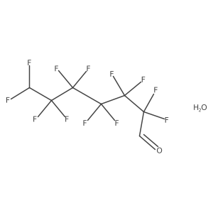7H-Dodecafluoroheptanealdehyde hydrate Structure