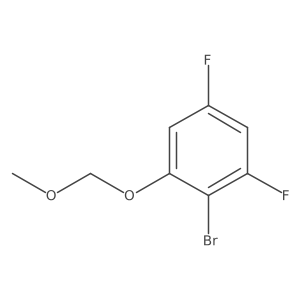 2-Bromo-1,5-difluoro-3-(methoxymethoxy)benzene结构式