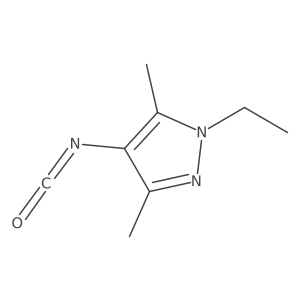 1-ethyl-4-isocyanato-3,5-dimethyl-1H-pyrazole Structure