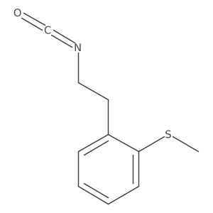 1-(2-Isocyanatoethyl)-2-(methylsulfanyl)benzene Structure