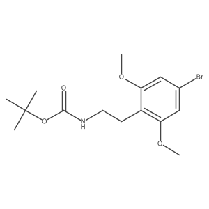 tert-butyl N-[2-(4-bromo-2,6-dimethoxyphenyl)ethyl]carbamate结构式