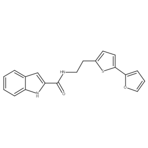 N-{2-[5-(furan-2-yl)thiophen-2-yl]ethyl}-1H-indole-2-carboxamide Structure