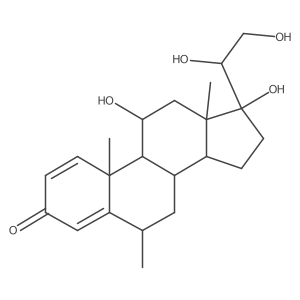 20-Hydroxy methylprednisolone, (20R)-结构式