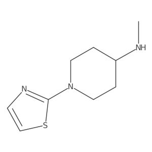 N-methyl-1-(thiazol-2-yl)piperidin-4-amine Structure