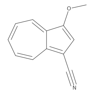 3-Methoxy-1-azulenecarbonitrile结构式