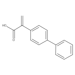 2-(4-Phenylphenyl)prop-2-enoic acid Structure