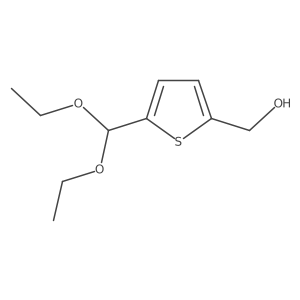 (5-(Diethoxymethyl)thiophen-2-yl)methanol Structure