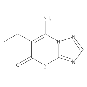 7-Amino-6-ethyl-4H,5H-[1,2,4]triazolo[1,5-A]pyrimidin-5-one Structure