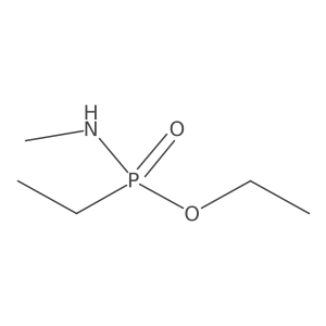 Phosphonamidic acid, P-ethyl-N-methyl-, ethyl ester, (R)- Structure
