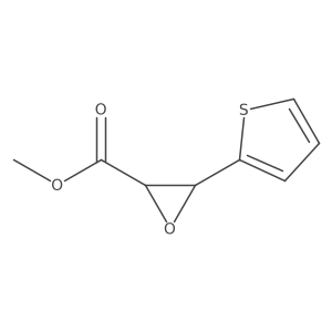 Methyl 3-(thiophen-2-yl)oxirane-2-carboxylate结构式