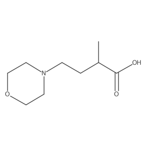 2-Methyl-4-(morpholin-4-yl)butanoic acid结构式