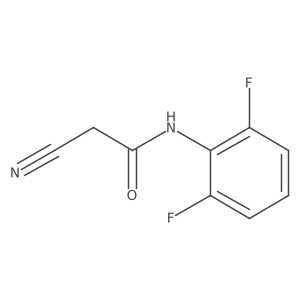 2-cyano-N-(2,6-difluorophenyl)acetamide Structure