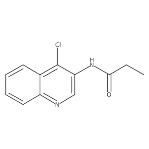 N-(4-chloroquinolin-3-yl)propionamide Structure