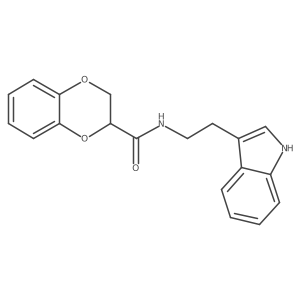 N-[2-(1H-indol-3-yl)ethyl]-2,3-dihydro-1,4-benzodioxine-2-carboxamide Structure