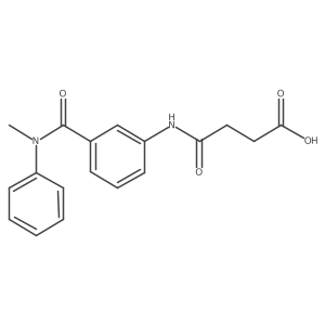 4-{3-[(Methylanilino)carbonyl]anilino}-4-oxobutanoic acid Structure
