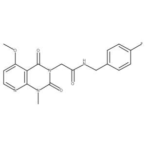 N-(4-fluorobenzyl)-2-(5-methoxy-1-methyl-2,4-dioxo-1,2-dihydropyrido[2,3-d]pyrimidin-3(4H)-yl)acetamide Structure