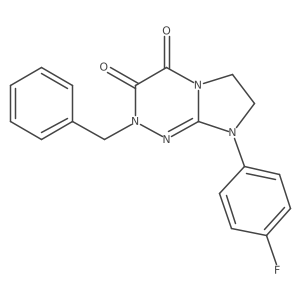2-benzyl-8-(4-fluorophenyl)-7,8-dihydroimidazo[2,1-c][1,2,4]triazine-3,4(2H,6H)-dione Structure
