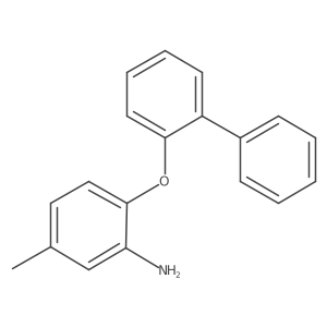 2-([1,1'-Biphenyl]-2-yloxy)-5-methylaniline结构式