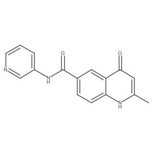 4-hydroxy-2-methyl-N-(pyridin-3-yl)quinoline-6-carboxamide Structure