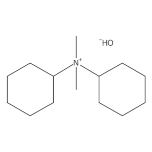 N-Cyclohexyl-N,N-dimethyl-cyclohexanaminium Hydroxide结构式