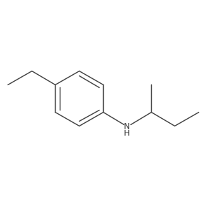 N-(Butan-2-yl)-4-ethylaniline结构式