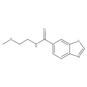 N-(2-Methoxyethyl)benzo[d]thiazole-6-carboxamide Structure