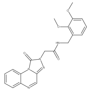 N-(2,3-dimethoxybenzyl)-2-(1-oxo-[1,2,4]triazolo[4,3-a]quinoxalin-2(1H)-yl)acetamide Structure