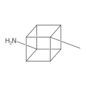 4-Methylpentacyclo[4.2.0.02,5.03,8.04,7]octan-1-amine结构式