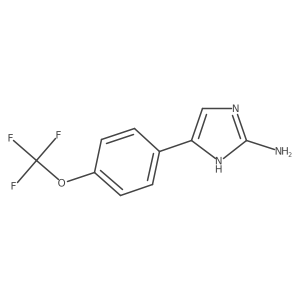 4-(4-Trifluoromethoxy-phenyl)-1H-imidazol-2-ylamine Structure
