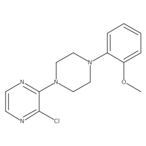 2-Chloro-3-[4-(2-methoxyphenyl)piperazin-1-yl]pyrazine结构式