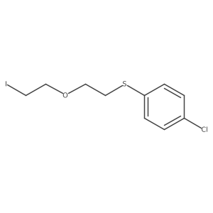 1-Chloro-4-[[2-(2-iodoethoxy)ethyl]thio]benzene结构式