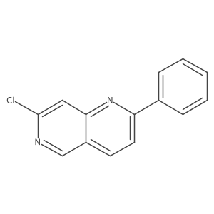 7-Chloro-2-phenyl-1,6-naphthyridine Structure