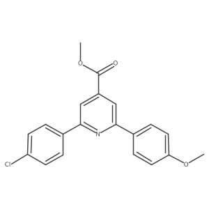 Methyl 2-(4-chlorophenyl)-6-(4-methoxyphenyl)pyridine-4-carboxylate Structure