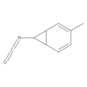 7-Isocyanato-3-methylbicyclo[4.1.0]hepta-2,4-diene结构式