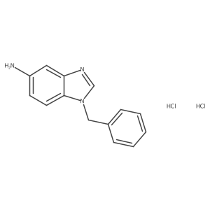 1-Benzyl-1h-benzoimidazol-5-ylamine dihydrochloride Structure