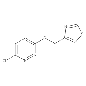 4-(((6-Chloropyridazin-3-yl)oxy)methyl)thiazole结构式