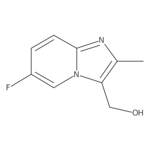 (6-Fluoro-2-methylimidazo[1,2-A]pyridin-3-YL)methanol结构式