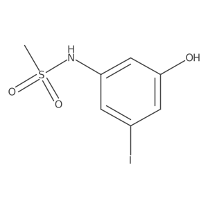 N-(3-Hydroxy-5-iodophenyl)methanesulfonamide结构式