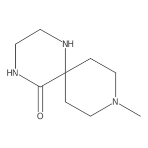 9-Methyl-1,4,9-triazaspiro[5.5]undecan-5-one结构式